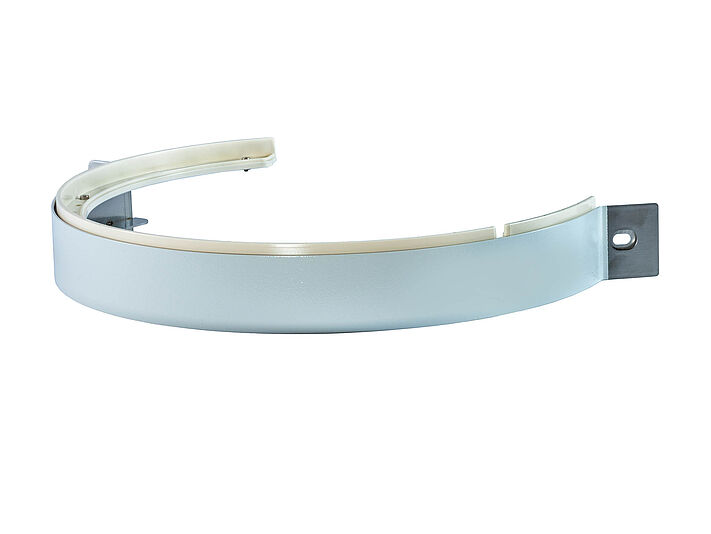 Unterbaugruppen Schwenkarm, Edelstahl, CNC-gerundet, lasergeschweißt, lackiert, vormontiert