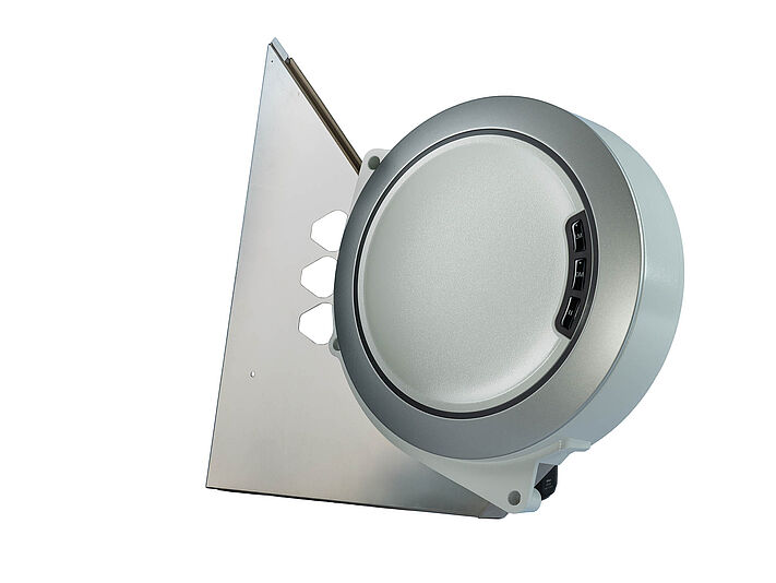 Unterbaugruppen Schwenkarm, Edelstahl, CNC-gerundet, lasergeschweißt, lackiert, vormontiert